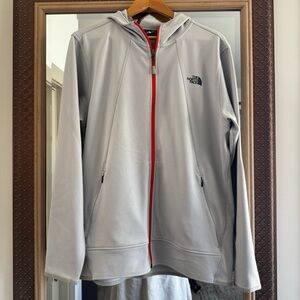 The North Face Gray Lightweight Hoodie Large